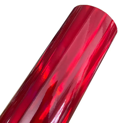 Gloss Holographic Chrome Vinyl Wrap Rainbow Finish Roll DIY Air-Release Adhesive Car Decal Wrapping