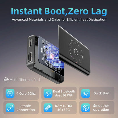 Carplay AI Box Android 13 Wireless Android Auto Smart TV Box For Youtube Netflix Toyota Mazda Hyundai Haval GMC Ford MG VW Kia