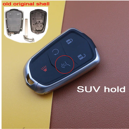 4 5 Buttons Original-Size Car Key Fob Shell Case Housing for Cadillac XT4 CT6 ATS Escalade ESV DTS ELR STS Xt5 XTS CTS SRX ATSL
