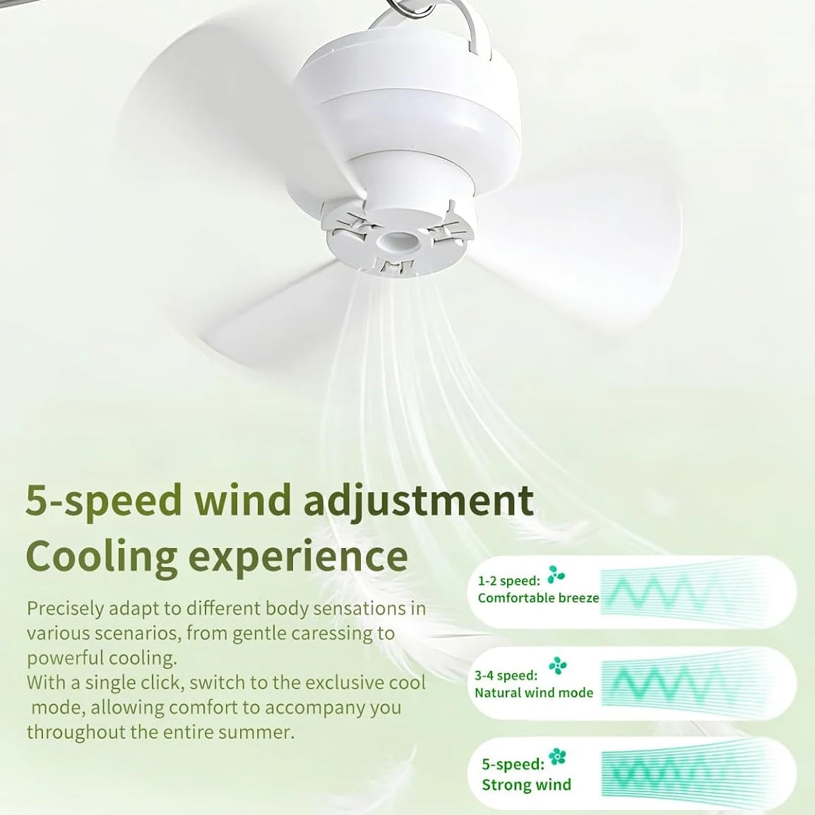 Camping Fan Portable Camping Fan Rechargeable Electric Fan Rechargeable Wireless Fan Outdoor Camping Fan for Bedroom Camping