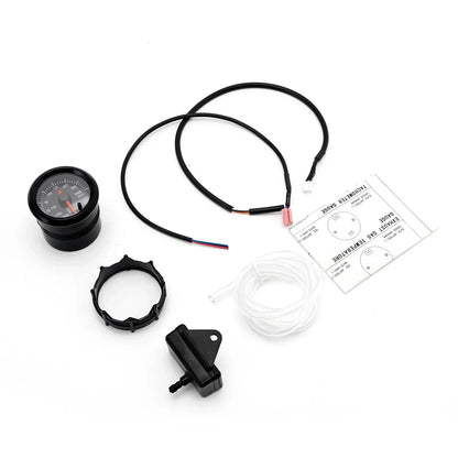 Dofi 2" 52mm 7 Colors LED Dual Display Boost Water Oil Temp Oil Pressure Voltmeter Air Fuel Ratio EGT Tachometer Car Gauge