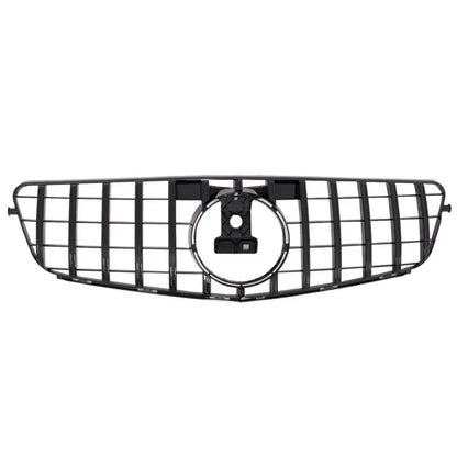 XVIP AMG Style Front Bumper Grille For Mercedes Benz C-Class W204 2008-2014 C180 C200 C350 S204 Glossy Black GTR Style Grille
