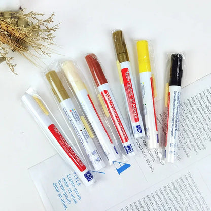 1/5/10PC  Waterproof Marker Pen Wall Seam Repair Tiles Grout Markers Pens Floor Bathroom Decontamination Paint Brush Tools