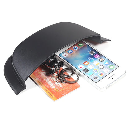 For Fiat 500 2011-2017 ABS black car center console side storage box mobile phone box key box car storage box accessories