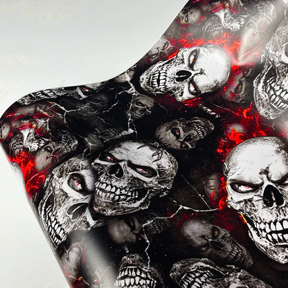 Skull Sticker Bomb Graffiti PVC Vinyl Wrap Film With Air Release Self Adhesive DIY Car Motorcycle  Furniture Decoration Sticker