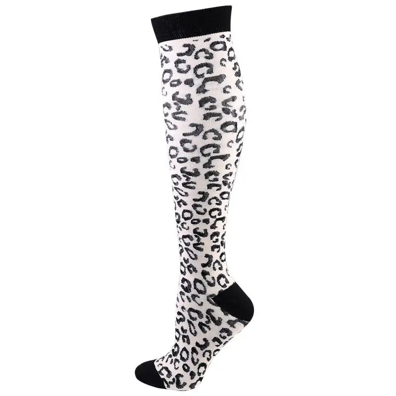58 Styles Compression Socks 30 Mmhg Heart Star Stripe Socks New Unisex Golfs Tube Thigh Men Outdoor Long Pressure Stockings