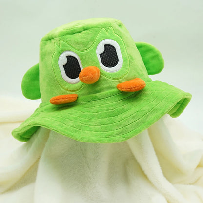 TreasuringU 2026 New Green Owl Plush Toy Kawaii Cute Bear Stuffed Dolls Cool Purple Girls Plushie Duobuff Children Birthday Gift