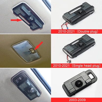 For Toyota Land Cruiser Prado 150 120 2003-2023 Upgraded  Accessories Trunk Tailgate Warning Light Lc150 LC120 Door Reading Lamp