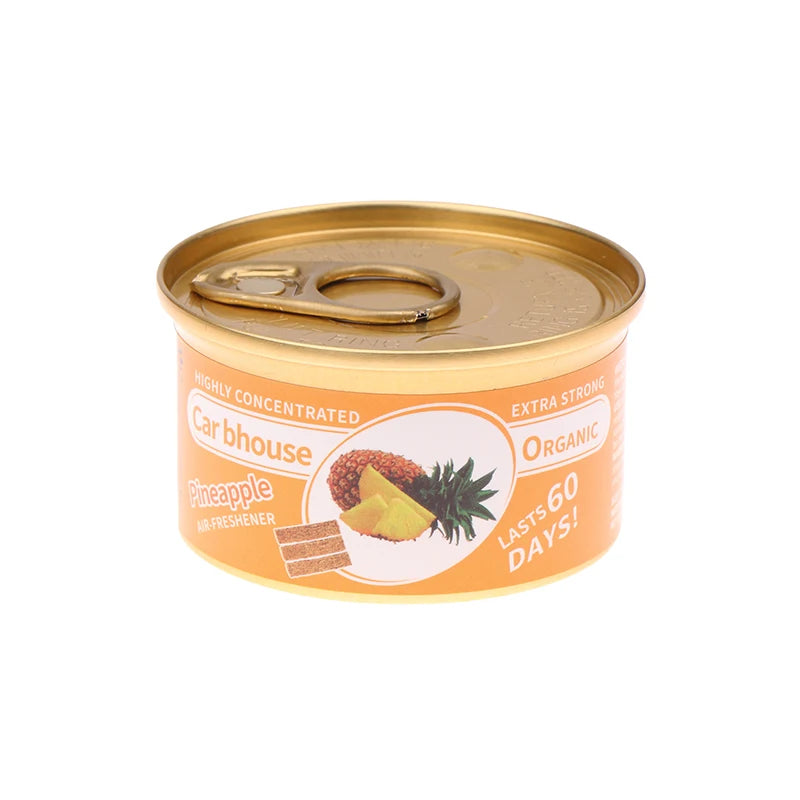 Creative Car Aromatherapy Wooden Blocks Canned Deodorizing Fiber Air Freshener Coffee Fruits Flavor Interior Deodorant Supplies