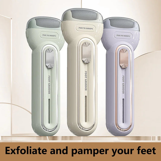 "USB Electric Foot File - Dead Skin & Callus Remover, Hard Cracked Skin Exfoliator Grinding Tool for Smooth Foot Care at Home"