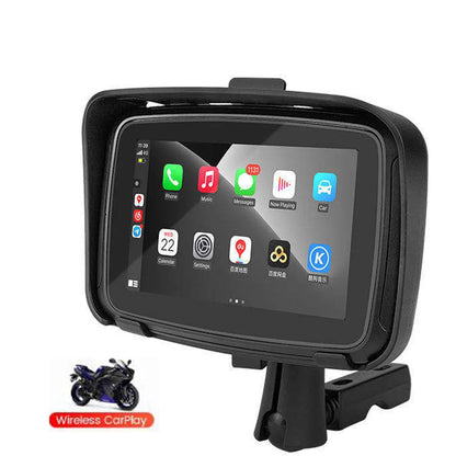 5.0 inch Car Motorcycle Carplay Android Auto GPS Navigation Portable GPS Motorcycle IPX7 Waterproof FM Blutooth