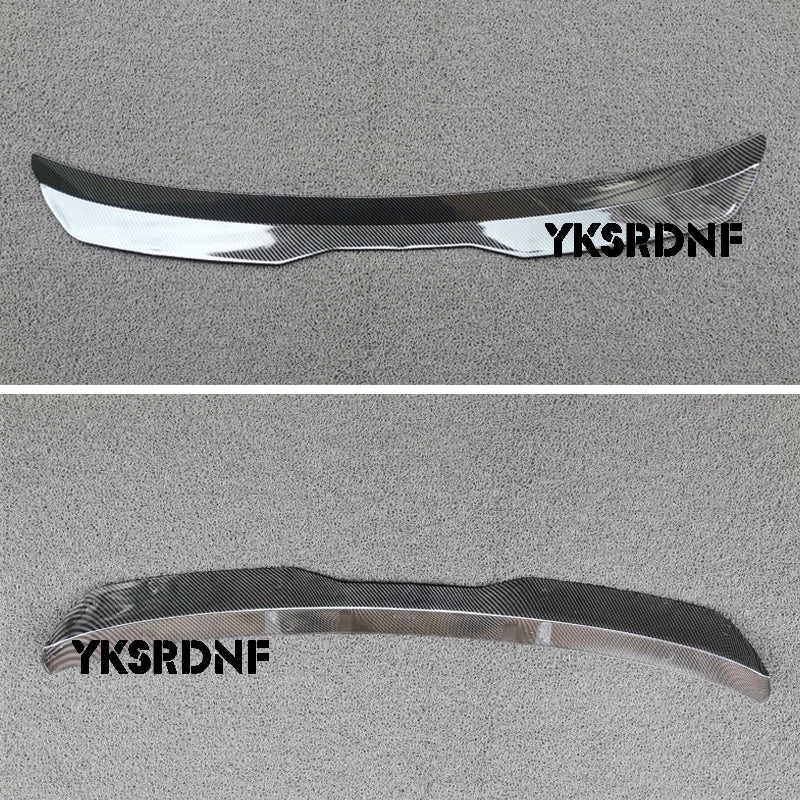 High Quality ABS Rear Roof Spoiler For Ford Smax S-max Mini Window Wing Glossy Black Carbon Fiber Style Auto Exterior Decoration