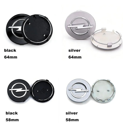 58mm/64mm Car wheel hub center cover Badge cover logo wheel hub cover For Opel Insignia Astra Antara Meriva Zafira H G Corsa