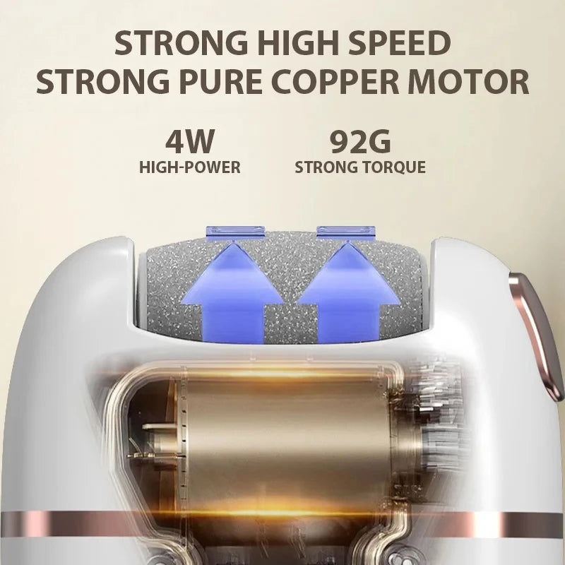 Best-Selling Rechargeable Electric Foot Grinding Machine Dead Skin Zhihu Calluses Foot Washing Machine Electric Foot File Cracke