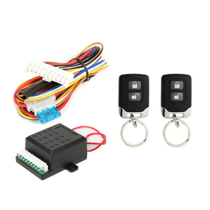 12V Universal Car Remote Control Door Lock Kit Vehicle Keyless Entry Alarm System Anti-Theft Portable Remote Control Kit401/T242