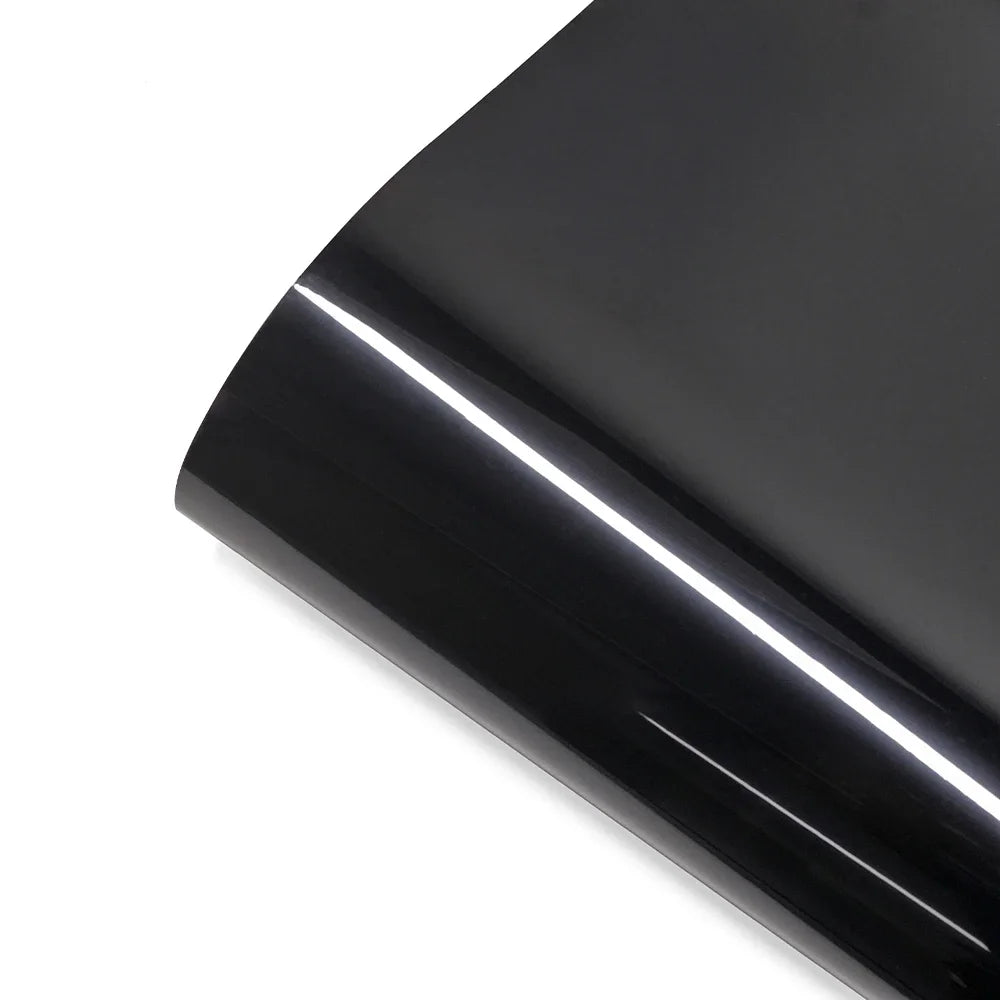 Glossy Black Car Roof Wrap Vinyl 1.35M x 2M/3M Bubble-Free Self Adhesive Car Top Film for Skylight Style Protection Styling
