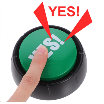 GH Pcs Voice Button Toy Buzzer Sound Office Gifts Yes No Responder Talking Novelty Buttons Luey Noise Maker Prank Big For Office