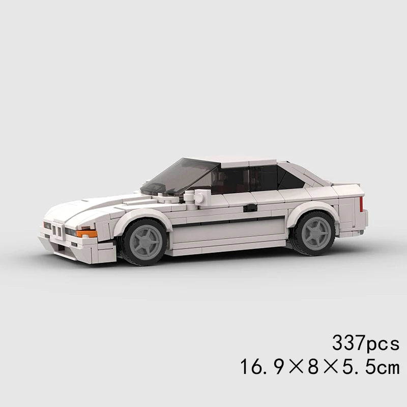 MOC Speed Sports Super Race Car Model Building Blocks Pickup Police Bricks City Racing Vehicle SUV Technical Rally Sport Toy