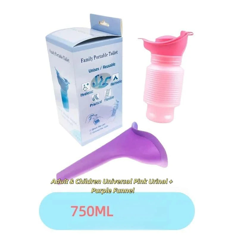 Portable Female Urination Device Foldable Standing Urinal for Outdoor Travel Car Emergency Use