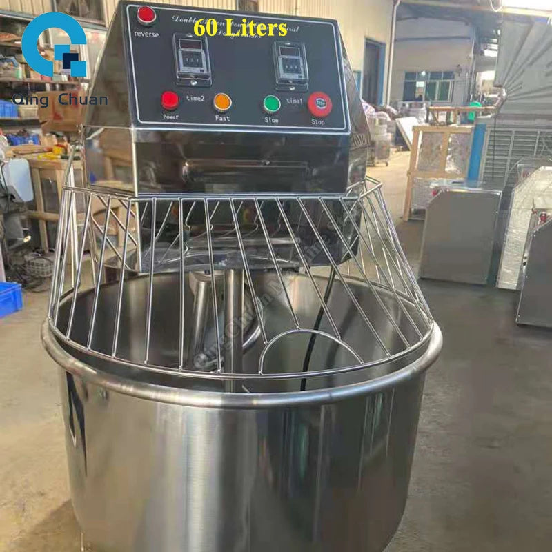 Dough Mixer Double Speed Commercial 10L to 100 Liters Kneading Machine Flours Mixing Blender
