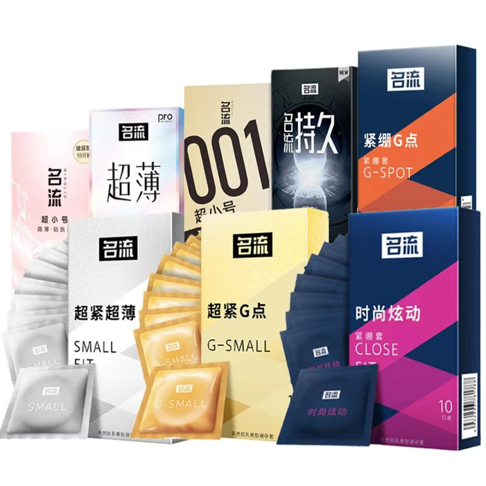 30pcs Ultra Thin Condoms for Men Anti Falling Off 45mm 49mm Small Size Penis Sleeve Slim Fit Sex Toys Condom Couples Sex Tools