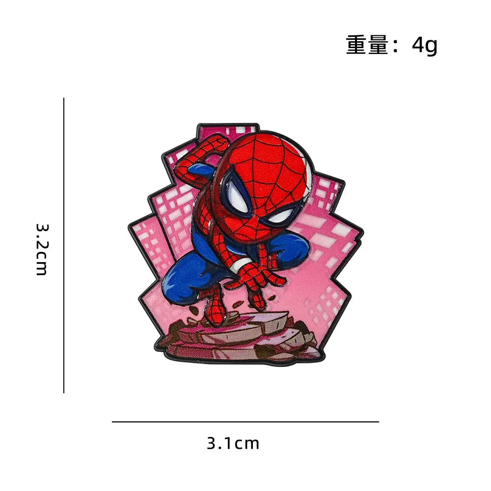Cartoon Pins Metal Anime Badge Funny Comics Enamel  Cute Collar Pins Brooches Jewelry Lapel Pin Jewelry Collection Friend Gifts