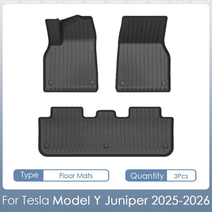For Tesla Model Y Juniper 2026 Accessories TPE Floor Mats Cargo Liner Waterproof Trunk Mat for Tesla Model Y Juniper Accessories
