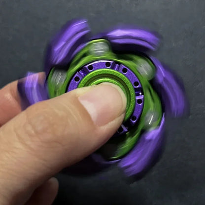 Premium EDC Kaijia Zinc Alloy Fidget Spinner High Speed Hand Spinner Autism ADHD Stress Relief Sensory Toy for Adults Kids