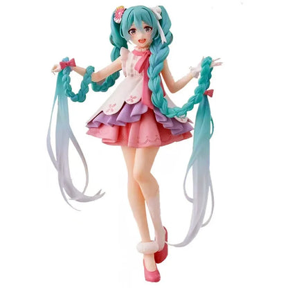 Hatsune Miku Future Anime Figure Vocaloid Kawaii Collectible Statue Model Desktop Decor Otaku Gift Doll Japanese Fans