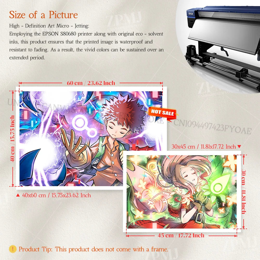 Japanese Anime Canvas Wall Art Digimon Digital Monsters Home Decorative HD Print Poster Painting Modern No Frame For Living Room