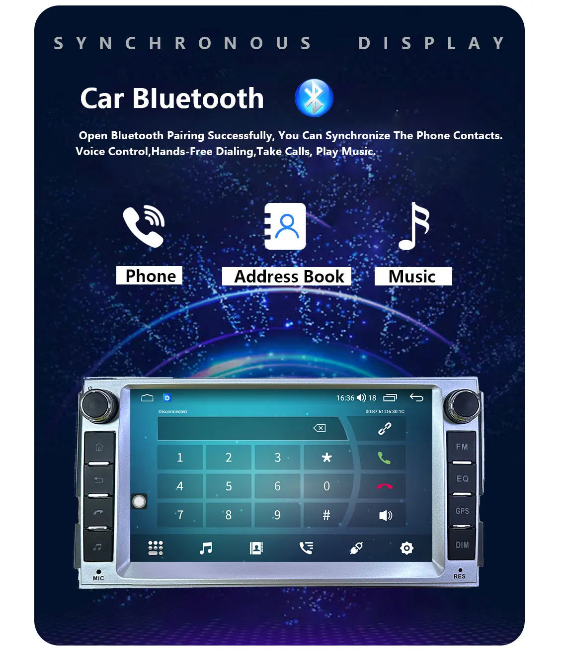 CHSTEK Android 13 Car Radio For Hyundai Santa Fe 2007 2008-2012 Head Unit Carplay Bluetooth WIFI 4G GPS Multimedia Vedio Player