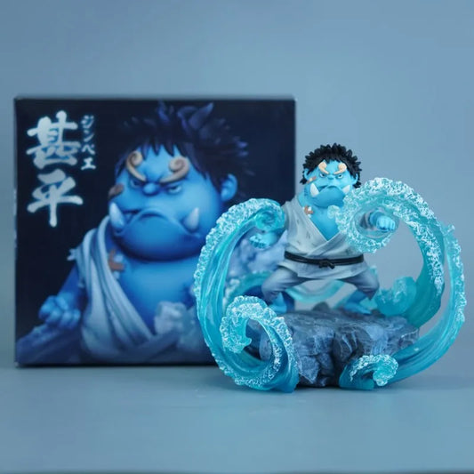 Anime One Piece Jinbe 15cm PVC Action Figure Statue Collection Model Desktop Decoration Room Desk Toys For Fans Gift