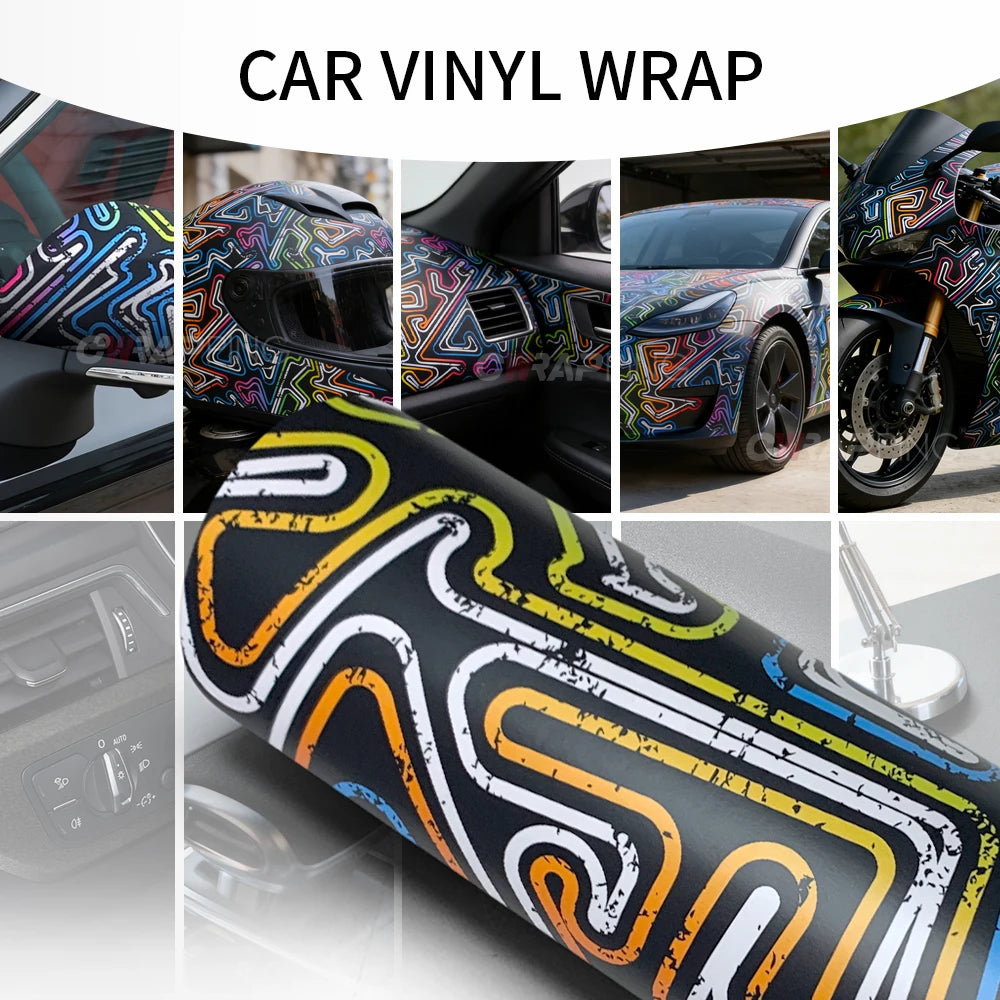 Camo Film Automotive Vinyl for Motorcycle Wrap Foil Car Decals and Graphics Vehicle Decoration Body Covering Decal Car Accessory