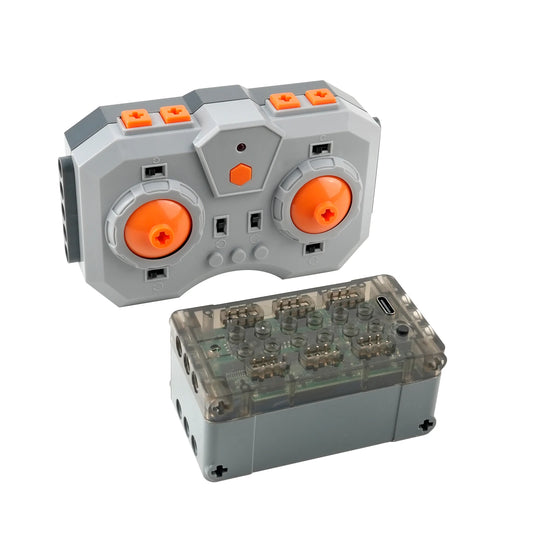 12 Channel Lithium Battery Box Remote Control APP Speed Adjustable Technical Parts for Legoeds MOC Power Functions Bricks Toy