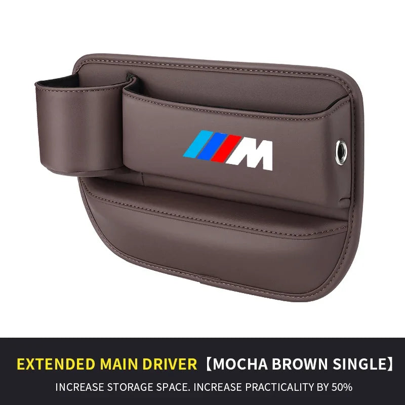 Car Seat Gap Multifunction Crevice Storage Box Seat Gap Cup Holder For BMW M3 M4 M5 E39 E46 E60 E90 F10 F20 F30 F01 X1 X3 X5 X7