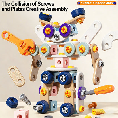 DIY Assembly Engineering Playset for Kids 215/171/147/144/123 Pieces Screwdriver Pretend Game Repair Tool Set STEM Toys for Boys