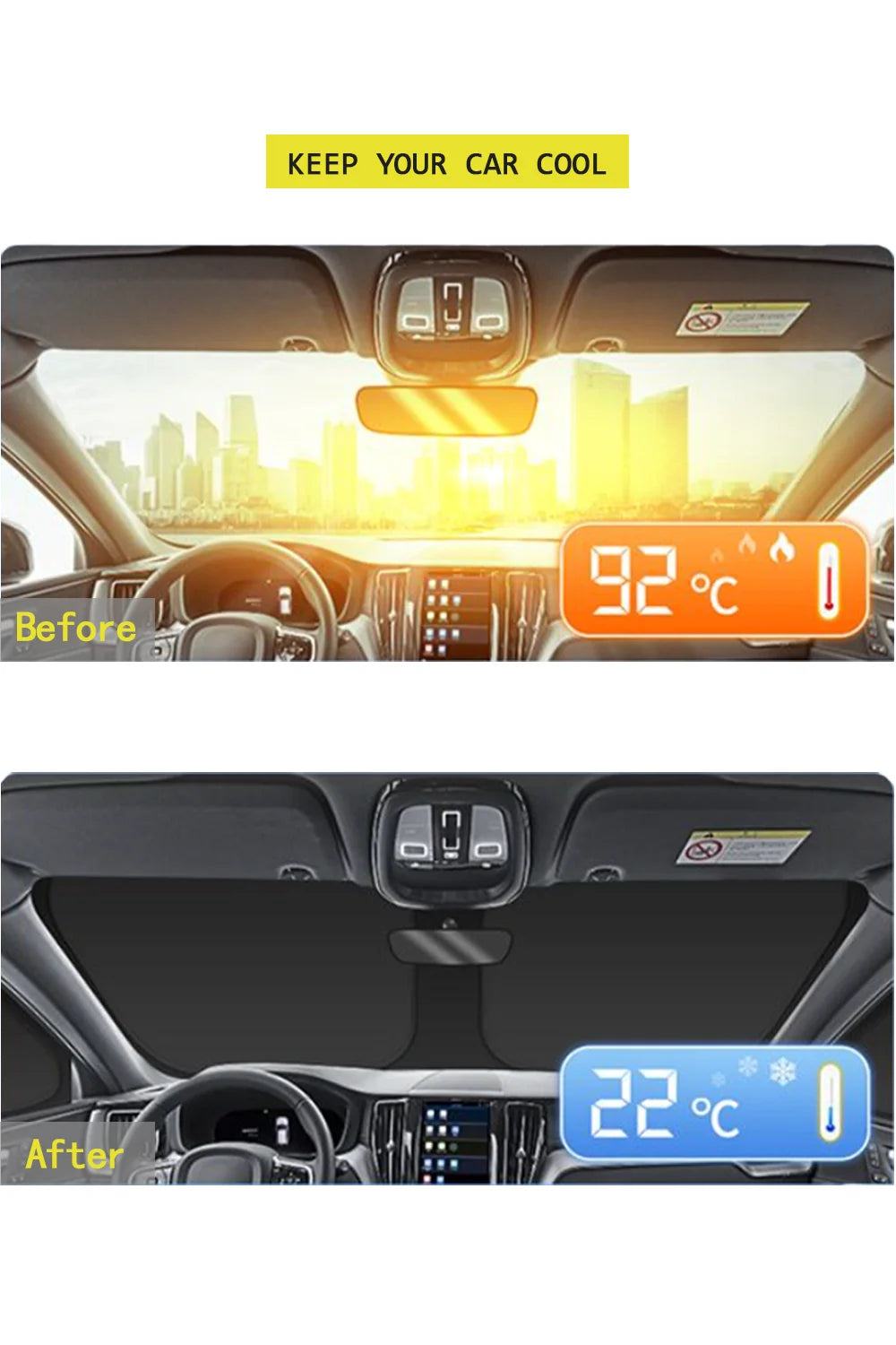 For Dongfeng Eπ 007 2024-2025 Windshield Sun Shade Side Window Shades Cover Sun Visor Shield Privacy Protection