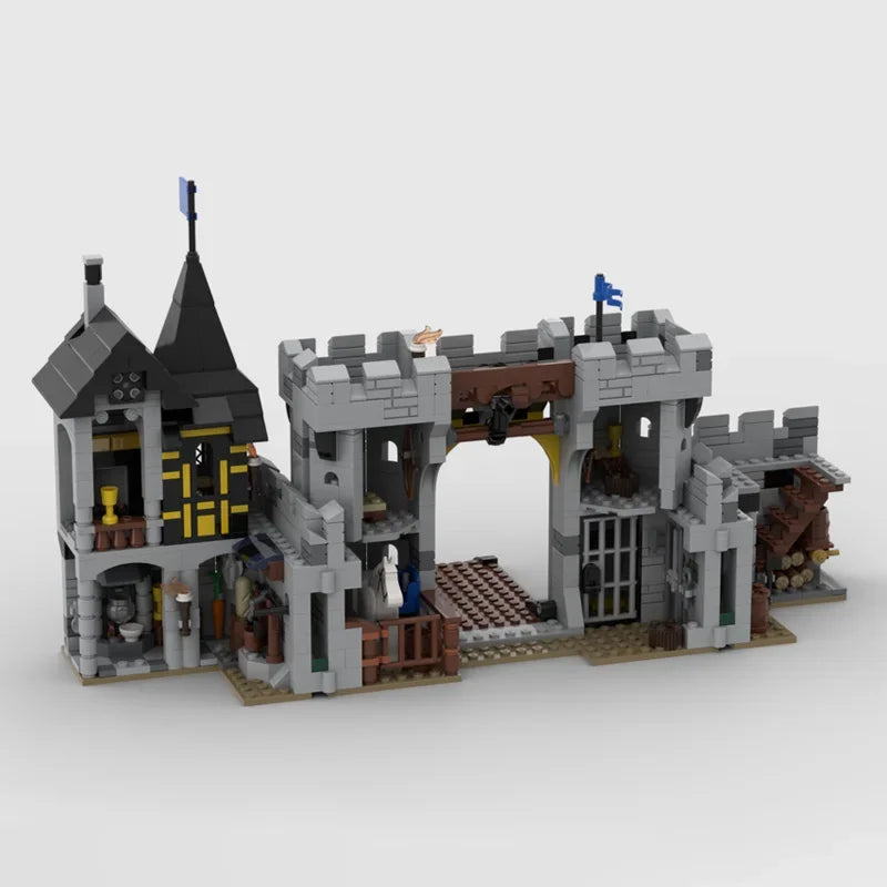 1071 MOC Building Block Toys - Black Hawk Fortress Building Blocks - The creative ideal Christmas gift