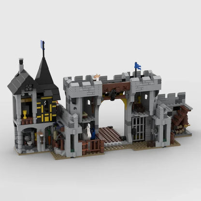 1071 MOC Building Block Toys - Black Hawk Fortress Building Blocks - The creative ideal Christmas gift