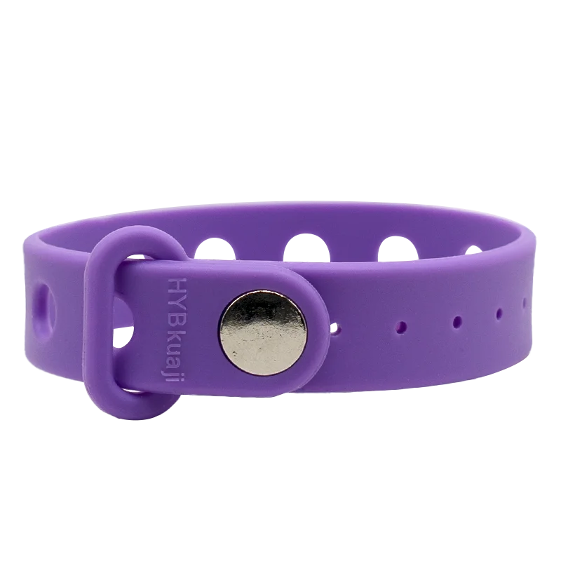 1-24pcs 21.5cm Silicone Bracelets with Holes Soft Wristbands Fit Shoe charms Shoe Accessories Pins Adjustable Size Kids Ornament