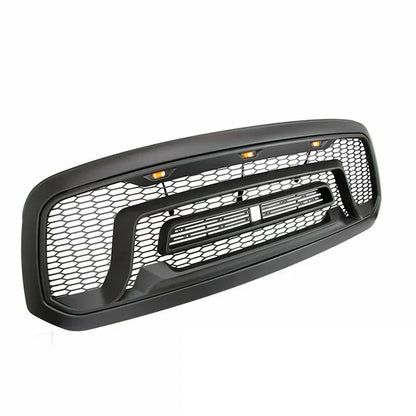 Raptor Style Front Mesh Grill Racing Grille Bumper Mask Replacement Grid For Dodge Ram 1500 2013-2018 Air intake grille