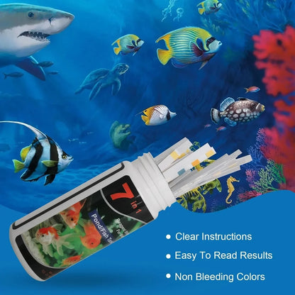 New Swimming Pool Aquarium Water PH Test Strips Aquarium Test Strip Freshwater Water Quality Fish Tank Test Strip PH Quality Kit