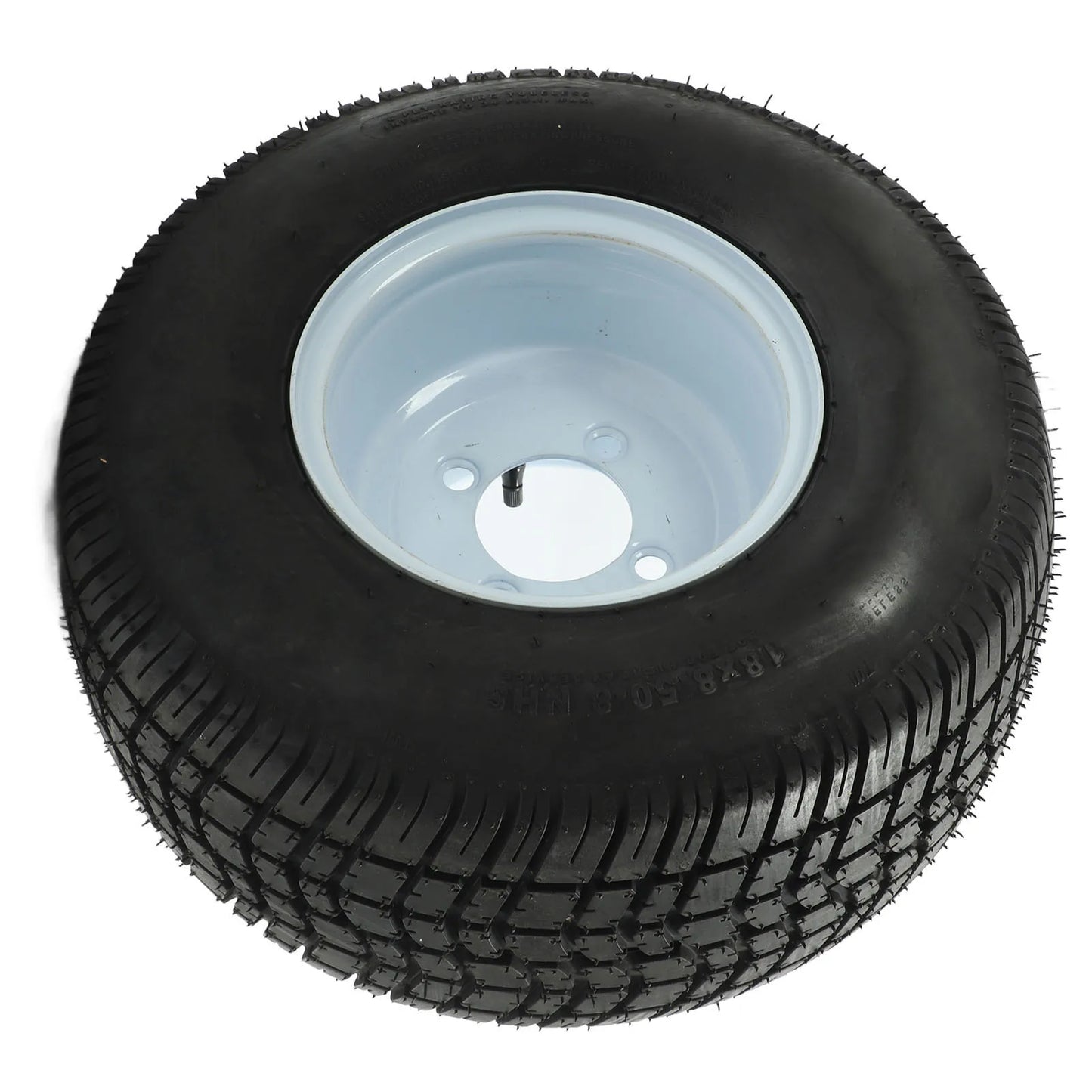 18x8.50‑8 Golf Cart Tires Rubber Better Handling Golf Cart Tire and Wheel Assembly Replacement for E‑Z‑GO Golf Carts