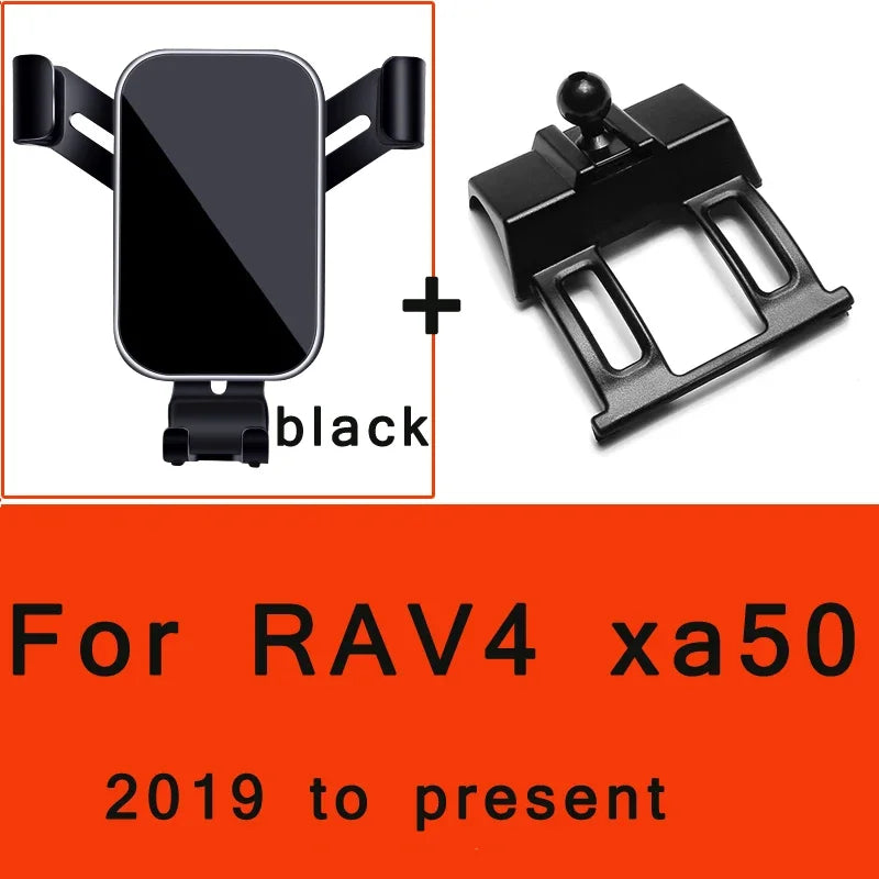 Adjustable Car Phone Mount Holder For Toyota CHR RAV4 XA40 XA50 2014 2015 2016 2017 2018 2019 2020 2021 Car Interior Accessories