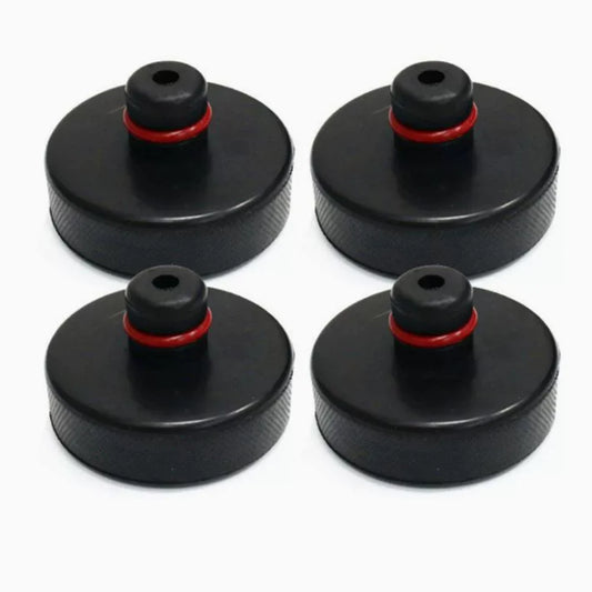 4‑Pack Rubber Jack Pads for Tesla Model 3/Y Anti‑Slip Lifting Point Protector Car Jack Accessories for Tesla Floor Jack