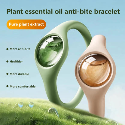 Mosquito Oil Repellent Bracelets Anti Mosquitoes Bite Wristband Outdoor Mosquitoes Bracelet With Natural Essential Oil 2025 ﻿New