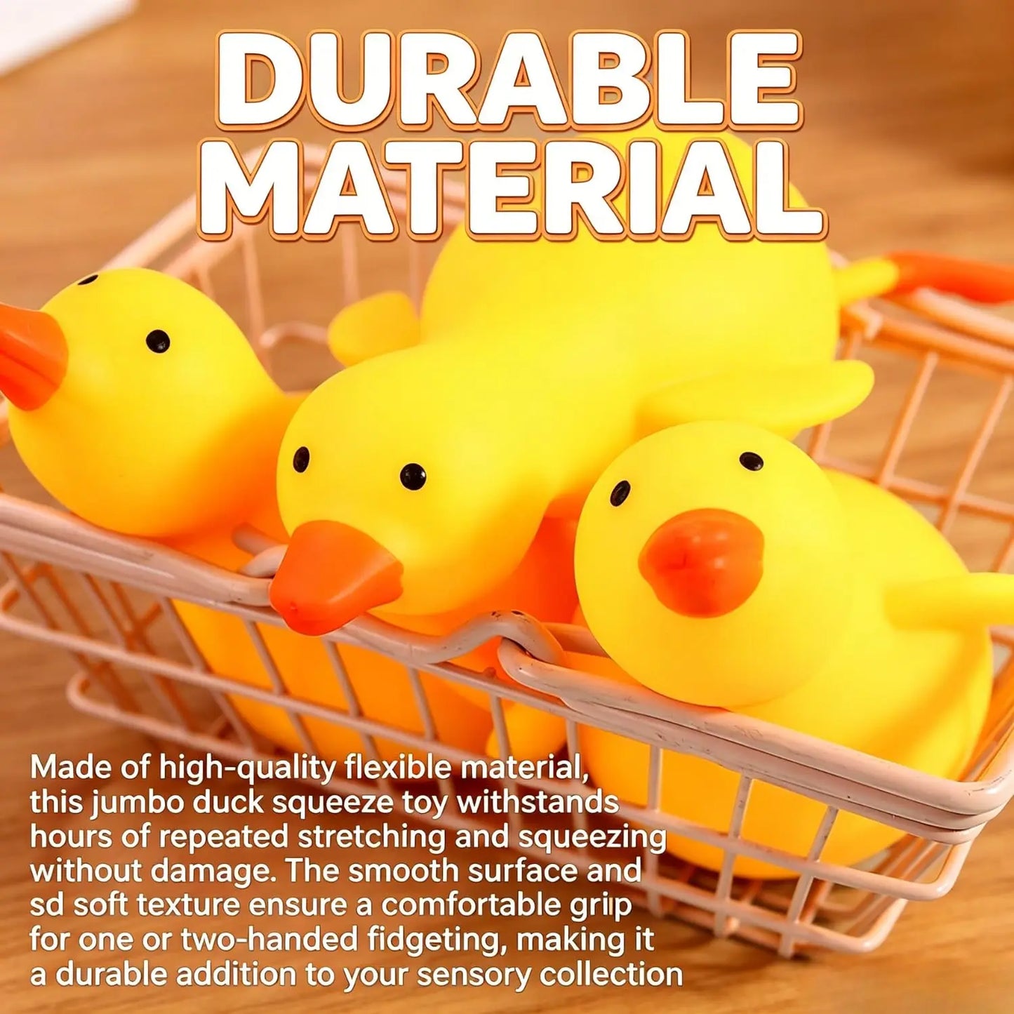 33CM Antistress Duck Fidgets Toys Squishy Goose Animals Vent Toys for Adults Decompression Stretch Toys Friends Best Gift