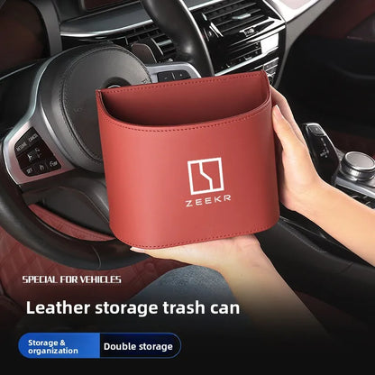 Suitable for ZEEKR 007gt 7X Zeekr 001 009 mix zeekr 9x car garbage bin storage box, car door water cup holder