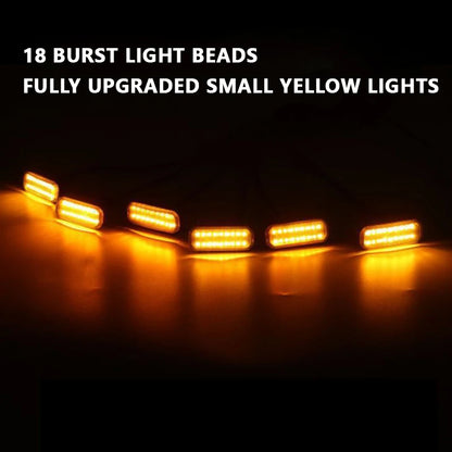 FOR TOYOTA HILUX LED Car Lights Front Grille LED Light Safety Warning Light Harness  Car Accessories LED Signal Lamps