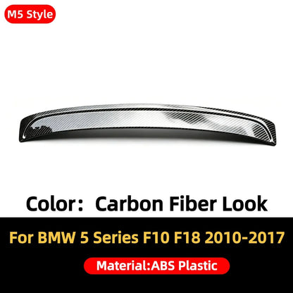 Rear Racing Roof Spoiler Wing Car Accessories Glossy Black Trunk Lip M5 M4 MP Style For BMW 5 Series F10 F18 2010-2017 520i 528i